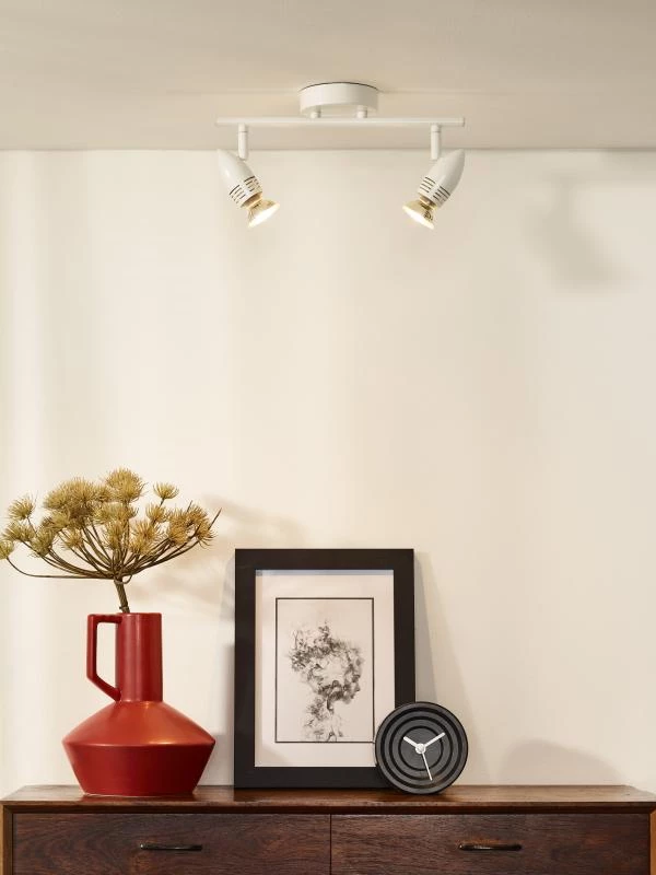 Lucide CARO-LED - Deckenstrahler - LED - GU10 - 2x5W 2700K - Weiß - Atmosphäre 1